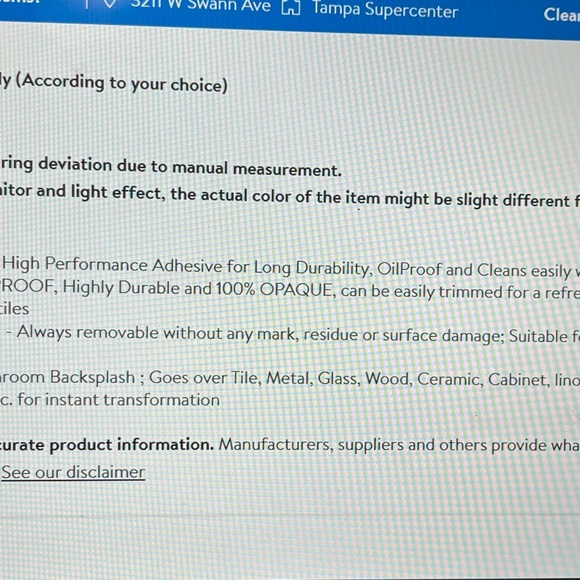 Faux Brick Self Adhesive Wall Sticker Red Brick - Picture 10 of 12